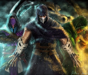 Rain, Letticia Maer, Reptile, Noob Saibot, Mortal Kombat