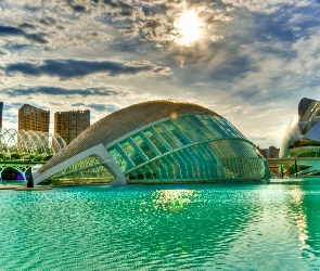 Walencja, Hiszpania, Ciutat De Les Arts, Centrum kulturalno-rozrywkowe, Nowoczesna, Budowla, Kompleks