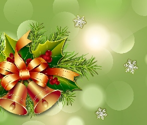 Świąteczne, Boże Narodzenie, Gwiazdki, Dzwonki