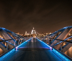 Oświetlony, Londyn, Most