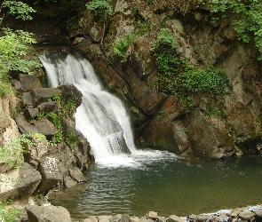 Zaskalnik, Szczawnica, Wodospad