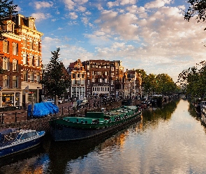Zachód, Amsterdam, Słońca