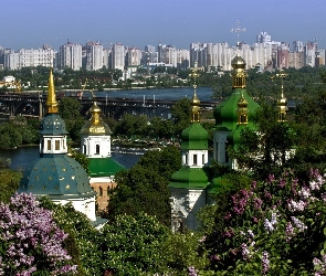 Bzy, Kwitnące, Panorama, Kijowa