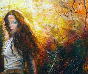 Kobieta, Brunetka, Włodzimierz Kukliński