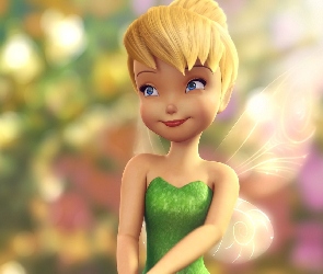 Dzwoneczek, Skrzydełka, Uśmiech, Tinker Bell