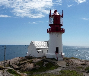 Morska, Latarnia, Morze, Wybrzeże