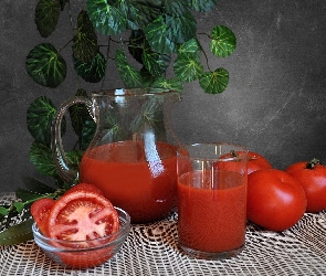 Pomidorowy, Sok, Pomidory, Dzbanek