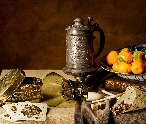 Karty, Bałagan, Do Gry, Kostki, Mandarynki
