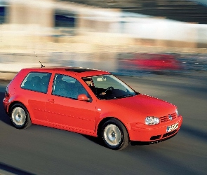 Czerwony, Volkswagen Golf 4