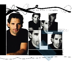 Eric Bana, czarna koszulka