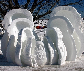 Ludzie, Zima, Pola