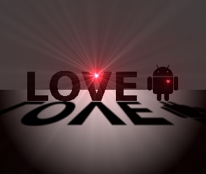 Android, Miłość, Napis