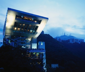 Miasto, Góry, Zmierzch, Hong Kong