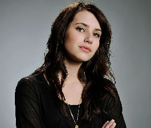 Aktorka, Aktorka, Sukienka, Czarna, Emma Roberts