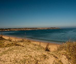 Plaża, Niebo, Morze