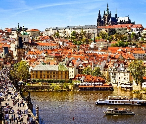 Czechy, Most, Miasto, Rzeka, Praga