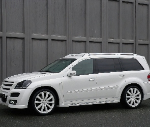 Biały, Mercedes GL