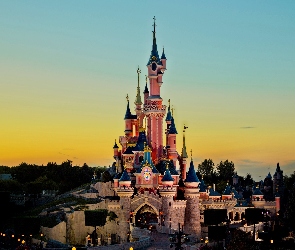 Zamek, Disneyland Resort Paris, Paryż, Francja, Disneyland