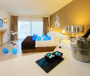 Balony, Szampan, Sypialnia