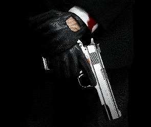 Broń, Hitman, Dłonie, Pistolet