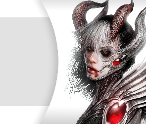 Usta, Krew, Kobieta, Demon
