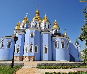 Ukraina, Kijów, Świętego, Cerkiew, Michała, Archanioła