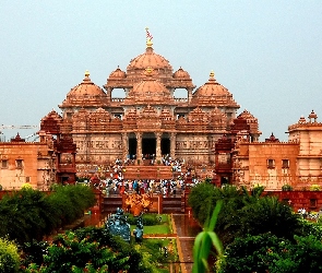 Indie, Zabytek, Świątynia, Delhi