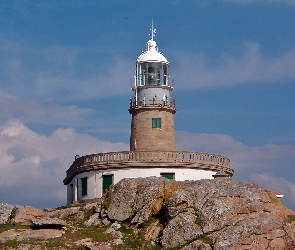 Galicja, Skały, Latarnia, Morska, Corrubedo