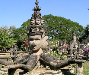 Posągi, Laos, Buddy