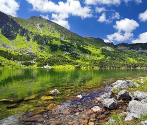 Tatry, Kamienie, Gąsienicowa, Jezioro, Hala