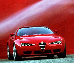 Czerwona, Tło, Alfa Romeo Brera
