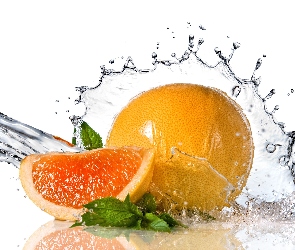 Mięta, Woda, Pomarańcze