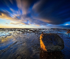 Chmury, Kamień, Plaża