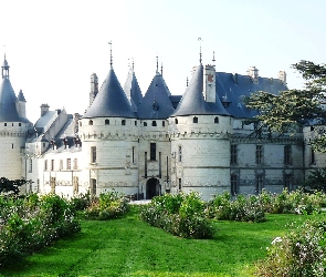 Zamek, Francja, Ogród, Chaumont Sur Loire