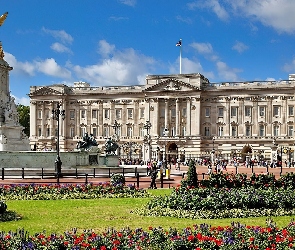 Pałac, Posągi, Park, Buckingham