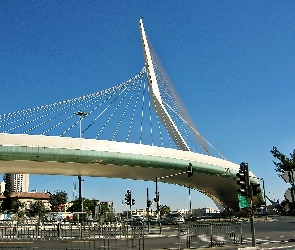 Most, Jerozolimy, Dawida, Panorama, Harfa