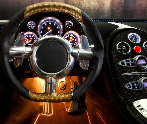 Wnętrze, Veyron, Bugatti