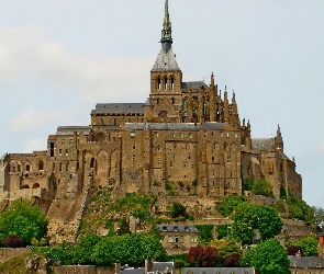 Opactwo św. Michała Archanioła, Wyspa Mont-Saint-Michel, Francja, Normandia