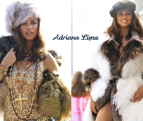 Futro, Czapka, Adriana Lima