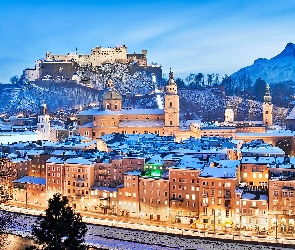 Twierdza, Austria, Zamek Hohensalzburg, Katedra św. Ruperta w Salzburgu, Hohensalzburg Castle, Salzburg