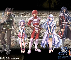 grafika, manga, Ys Vi The Ark Of Napishtim, postacie