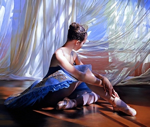 Obrazu, Ballerina, reprodukcja