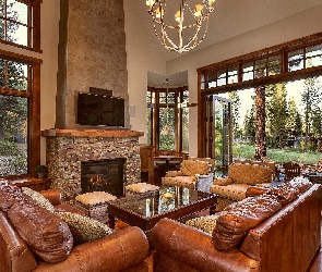 Salon, Kominek