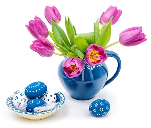 Pisanki, Tulipany, Wielkanoc