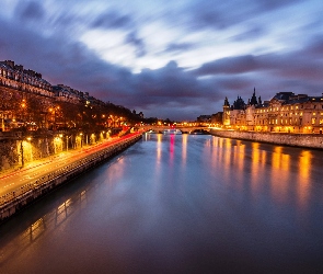 Domy, Francja, Paryż, Rzeka
