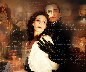 napisy, Emmy Rossum, Gerard Butler, Phantom Of The Opera, Maska