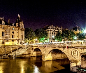 Most, Francja, Paryż, Rzeka