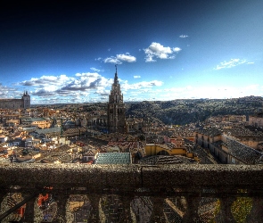 Hiszpania, Kościół, Miasto, Domy, Toledo