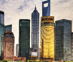 Szanghaj, Drapacze Chmur, Chiny