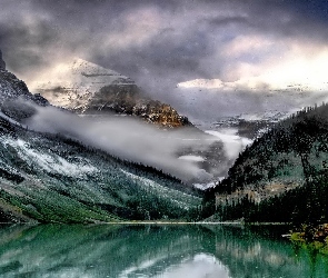 Góry, Mgła, Jezioro